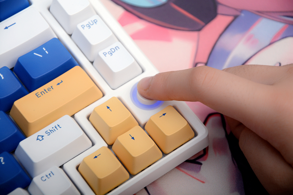 你见过带摇杆的键盘么，HELLOGANSSHS75T三模机械键盘开箱