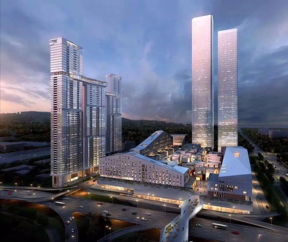 深业上城公寓,深业上城到笔架山的桥