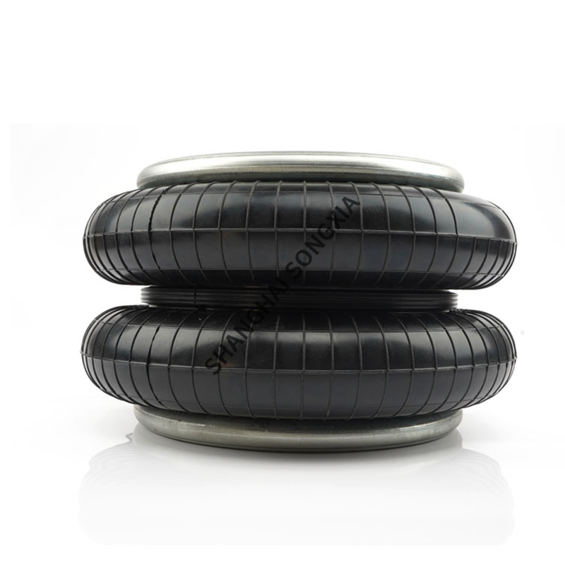 多个诺冠norgrenM/31142空气弹簧相互连接，实现多角度控制