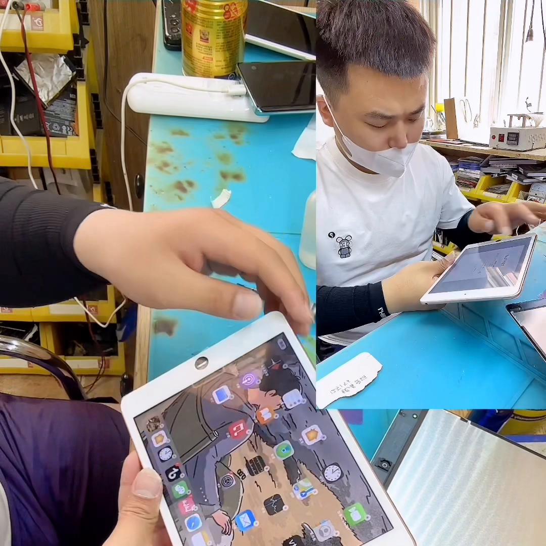 ipad平板电脑换屏教程,苹果平板5代ipad外屏