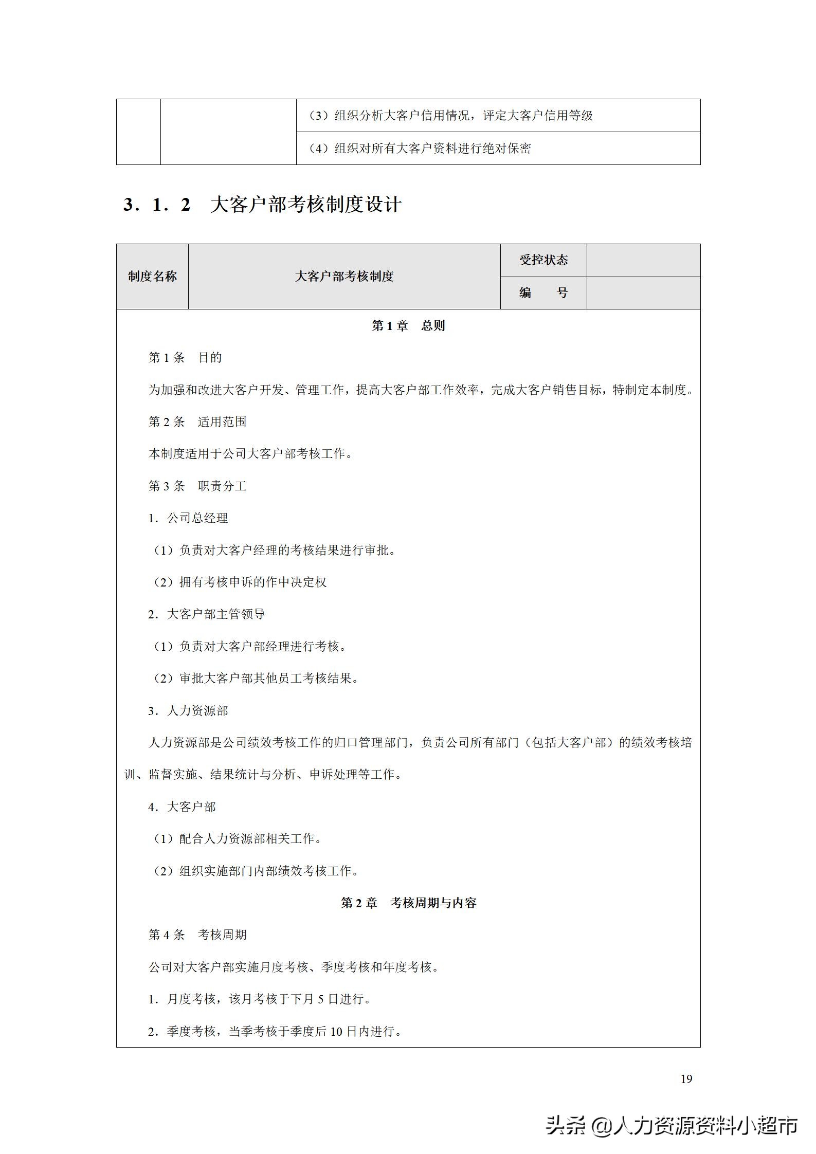 绩效考核销售助理量化表,绩效管理kpi设计