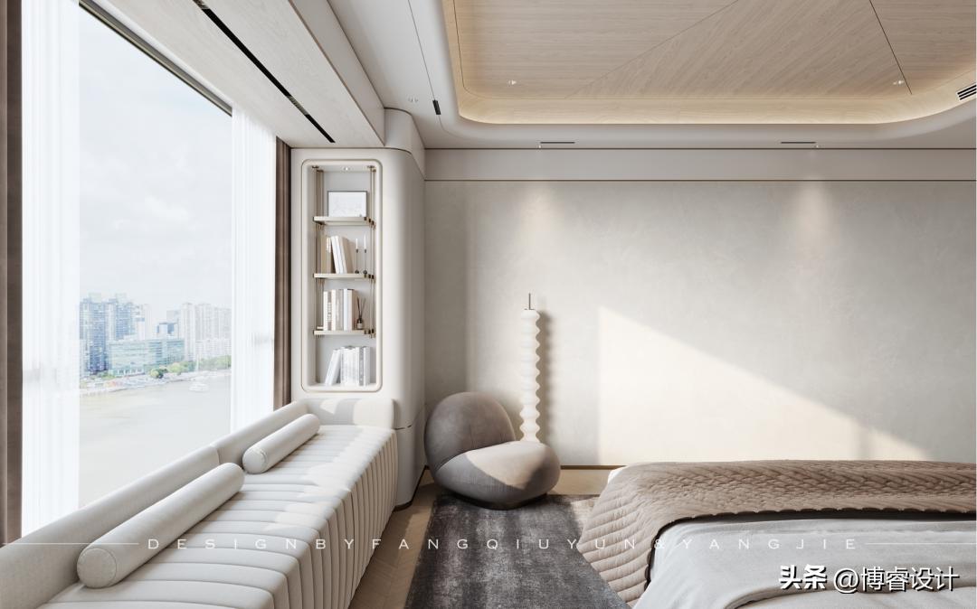 缪｜以“弧”为主，构建228㎡现代大平层