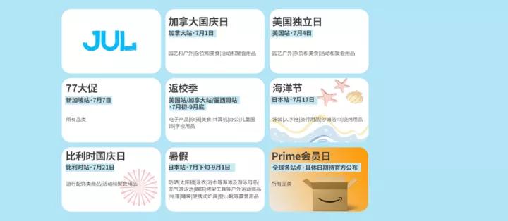 跨境电商大卖日历,亚马逊爆款日历