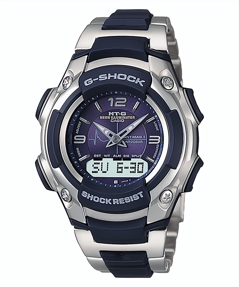 卡西欧gshock金属进化,卡西欧gshock黑金男表