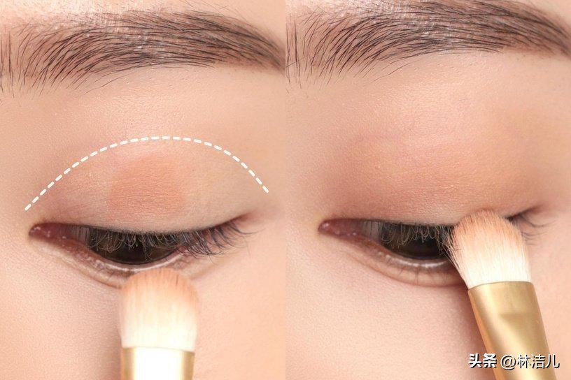 倪妮淡颜妆容眼影推荐哪个,韩国无眼影妆