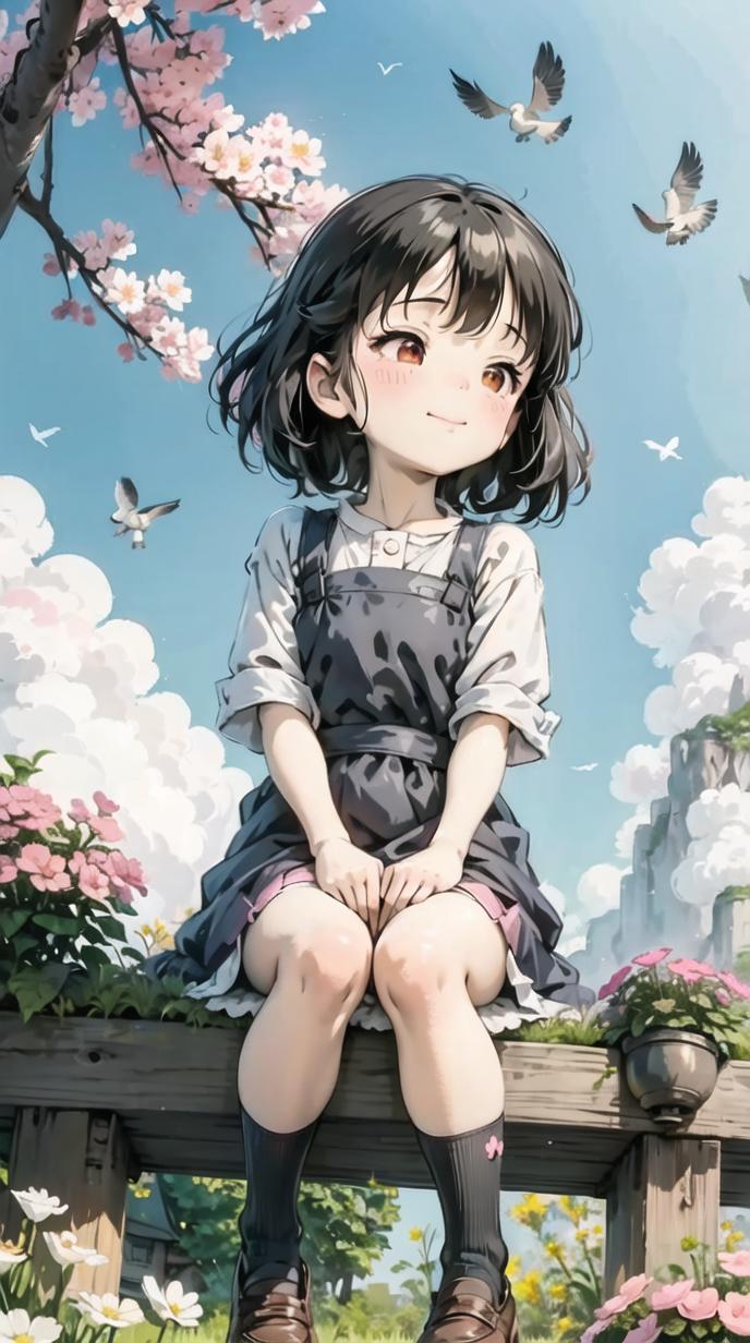 二次ai元少女壁纸,超清ai二次元壁纸