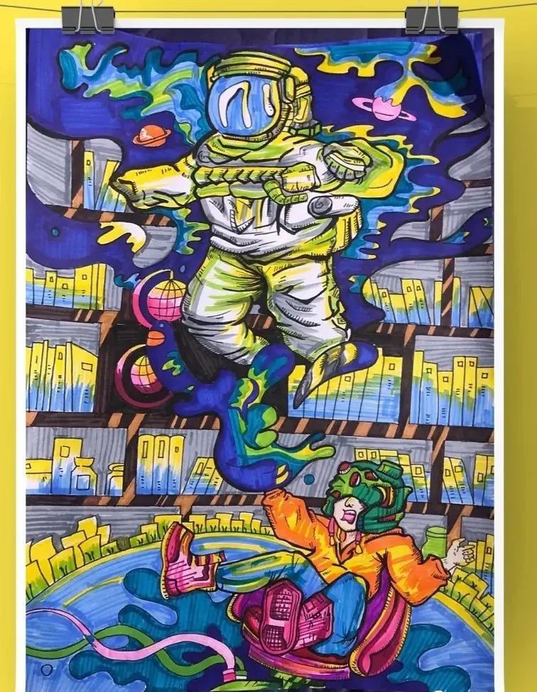 科幻画大全让科学插上艺术的翅膀,插上梦想的翅膀科幻画