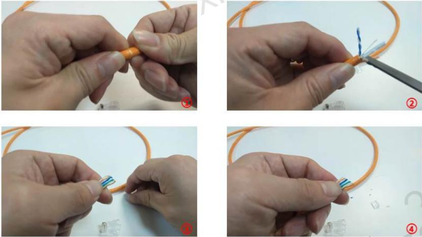 水晶头的正确接线方法,水晶头正确接线方法图