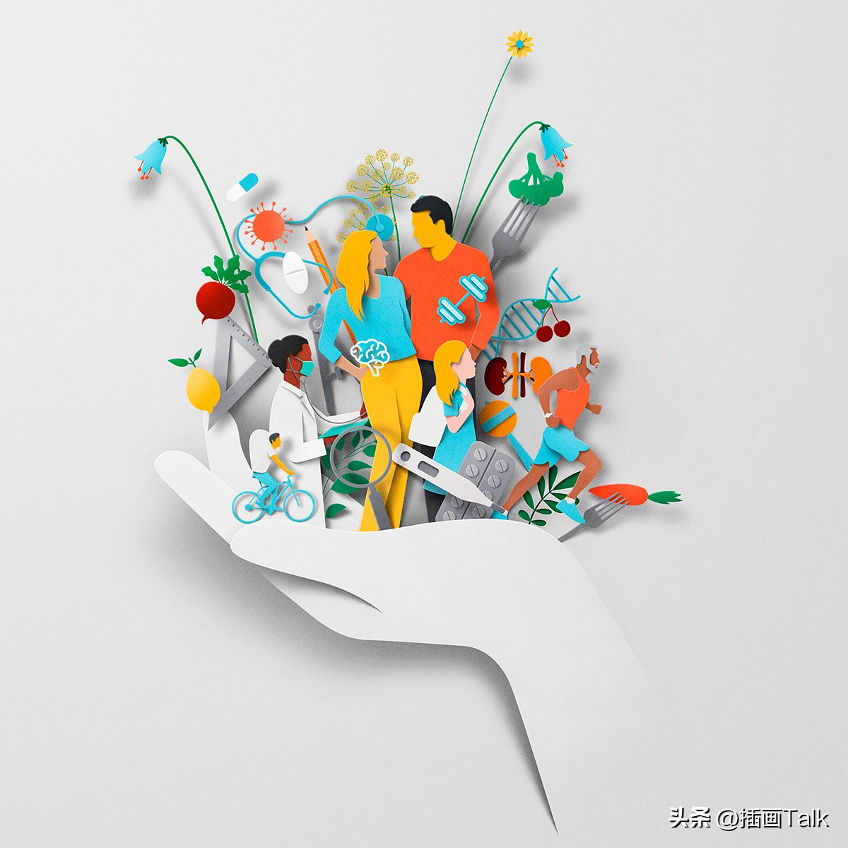 意大利插画师插画作品,意大利插画师插画作品春天