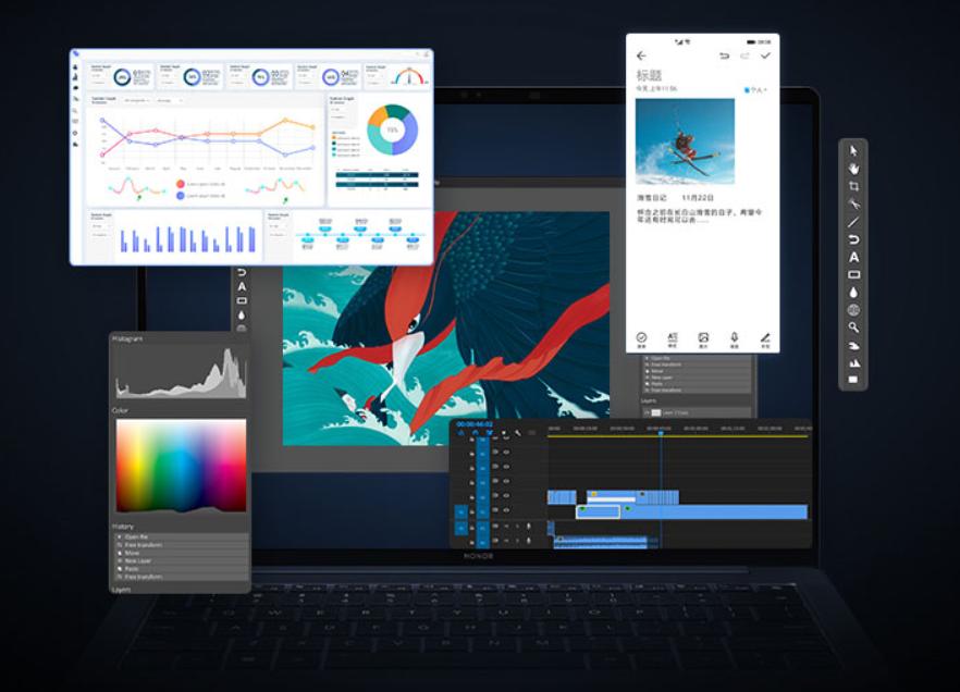 荣耀笔记本和平板多屏协同,荣耀抢红包最快的工具
