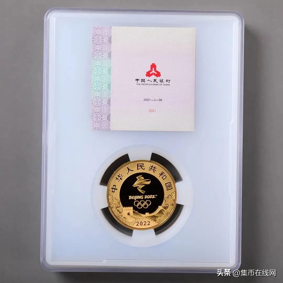 10000元的纯金纪念币,纪念币含纯金100克