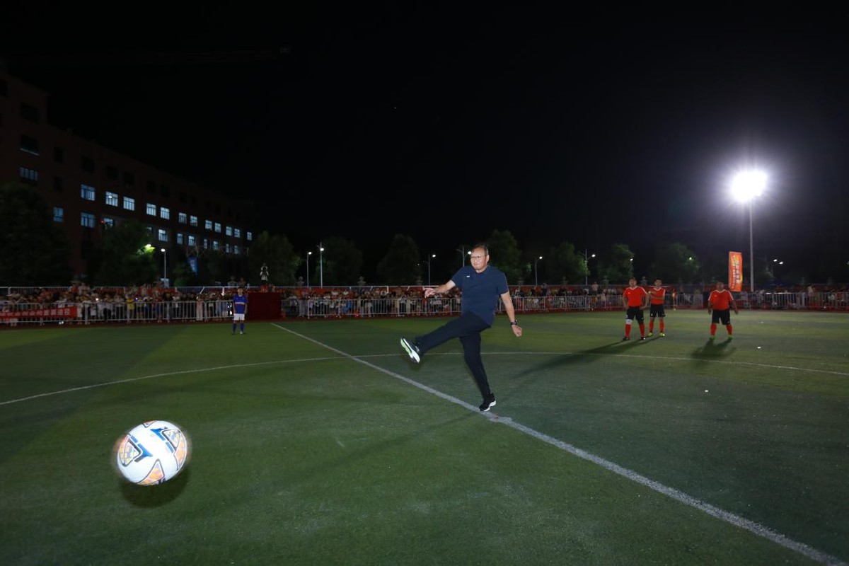 新田县足球赛开幕式,湖南三地县区足球邀请赛决赛