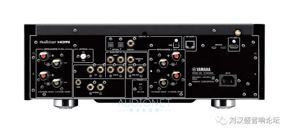 YamahaR-N2000A，串流*放播**、YPAO校正，打着探照灯都难找到的功放