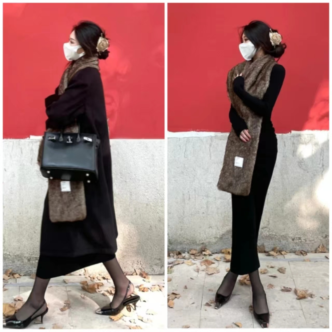呢子大衣配高跟鞋的穿搭高级感,韩剧女主穿搭秋冬大衣搭配高跟鞋