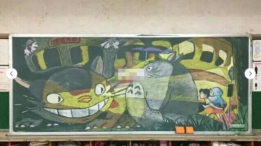 小学生好看美观好画的黑板报,学生画的大神级黑板报