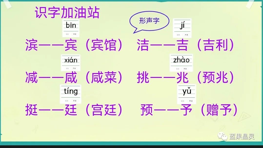 四下语文:第2单元课本内容(复习+练习)