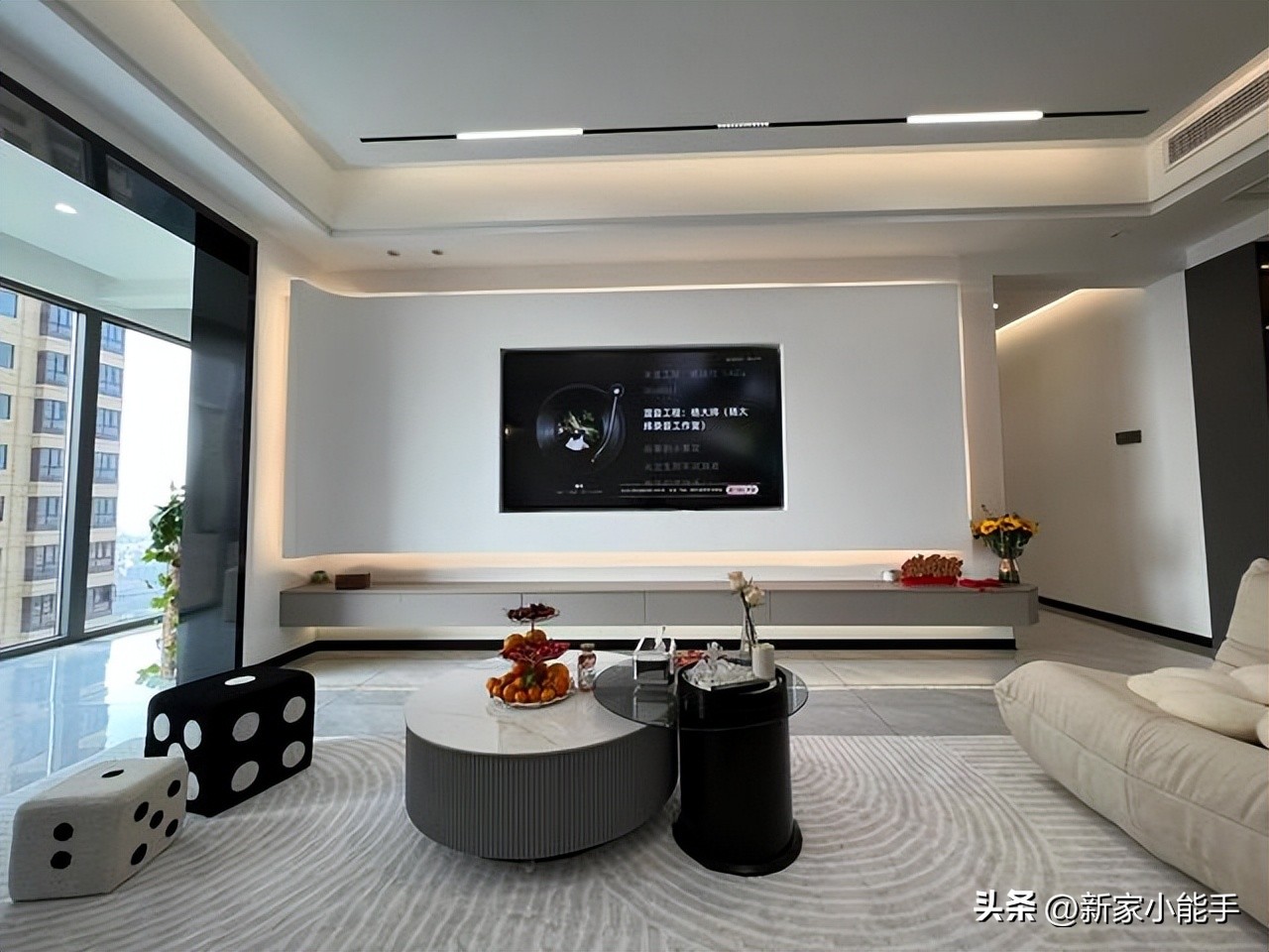 终于装修完了简约风,新房简约装修风格电视墙