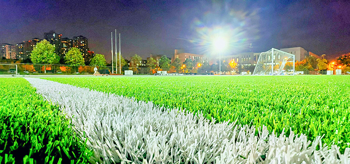国内第一个FIFA认证的专业足球场,成都理工大学fifa认证足球场