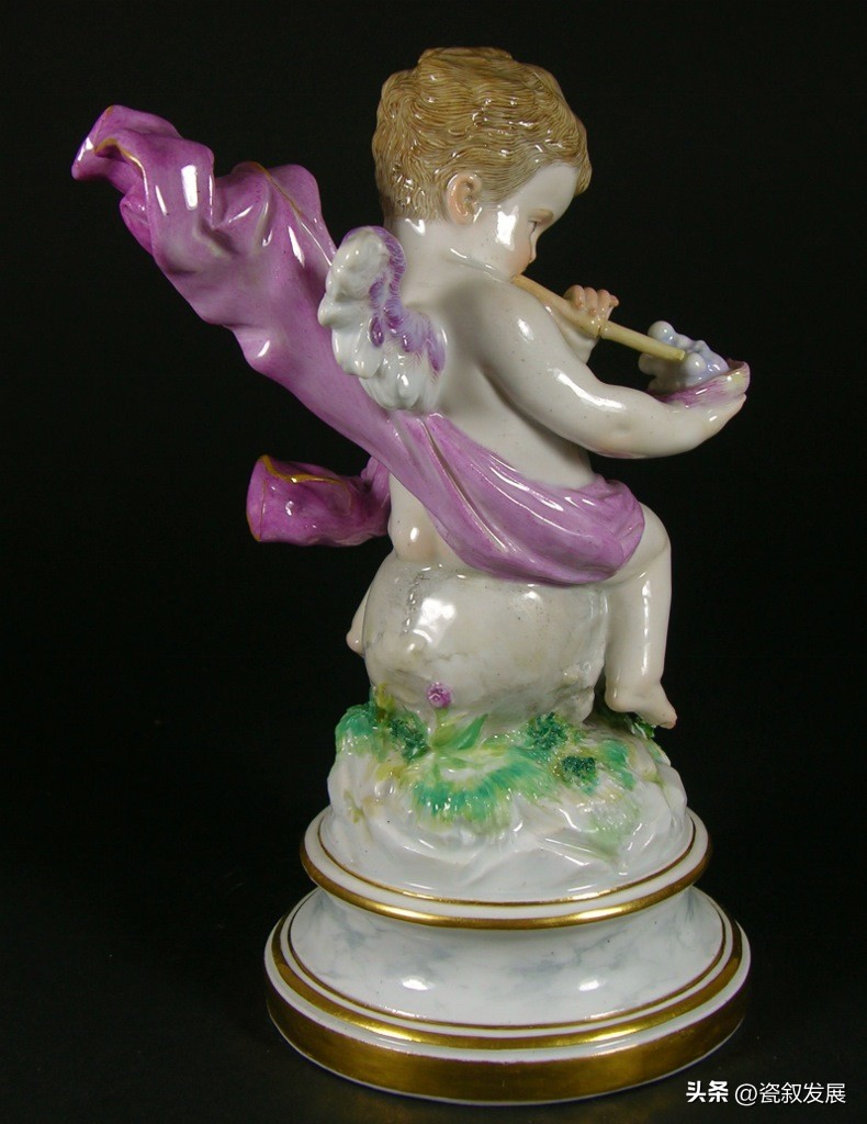 欧洲瓷器之祖-梅森Meissen制瓷厂-爱神丘比特“爱”主题瓷塑（1）