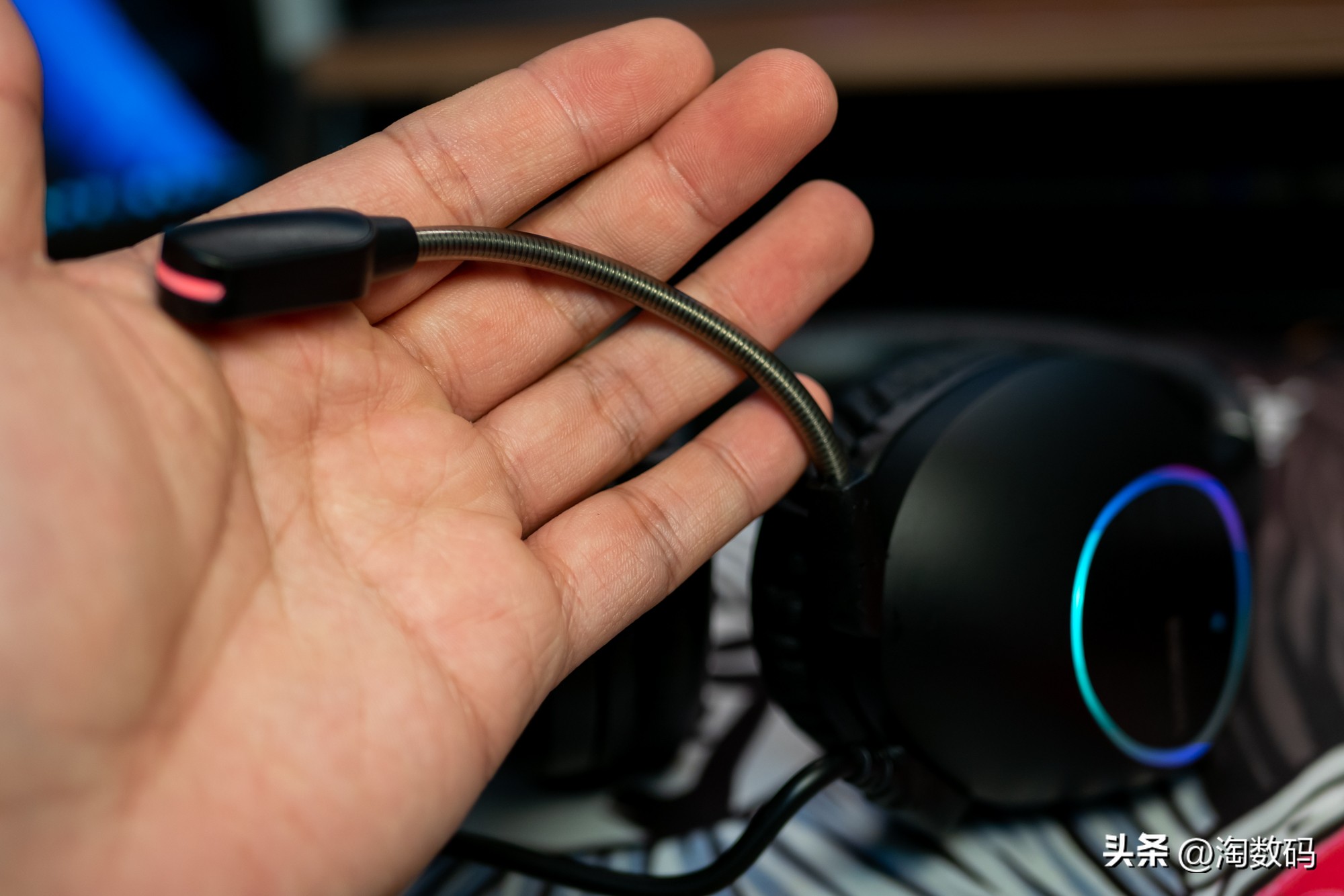 拒绝洋垃圾¥39入手RGB灯数字7.1虚拟声电竞游戏耳麦GH06开箱简评