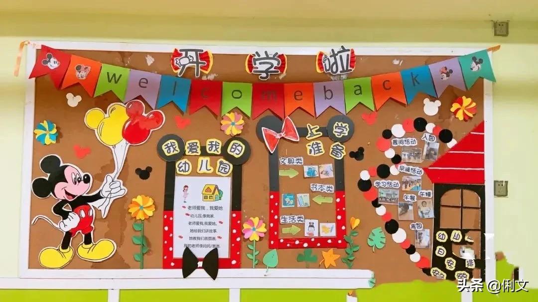 开学环创做起来,幼儿园开学主题墙环创布置