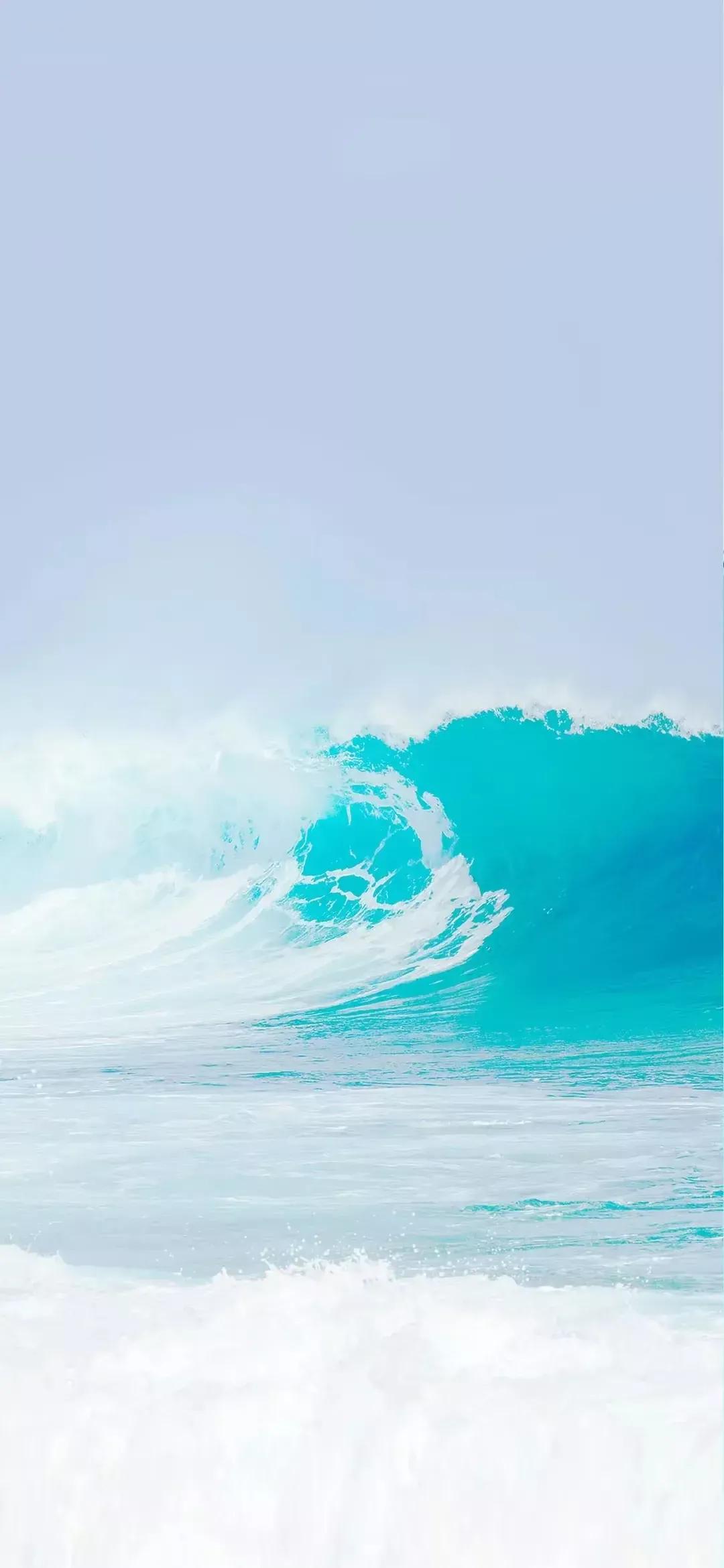 美丽的碧海蓝天壁纸,2018蓝色大海夏天壁纸