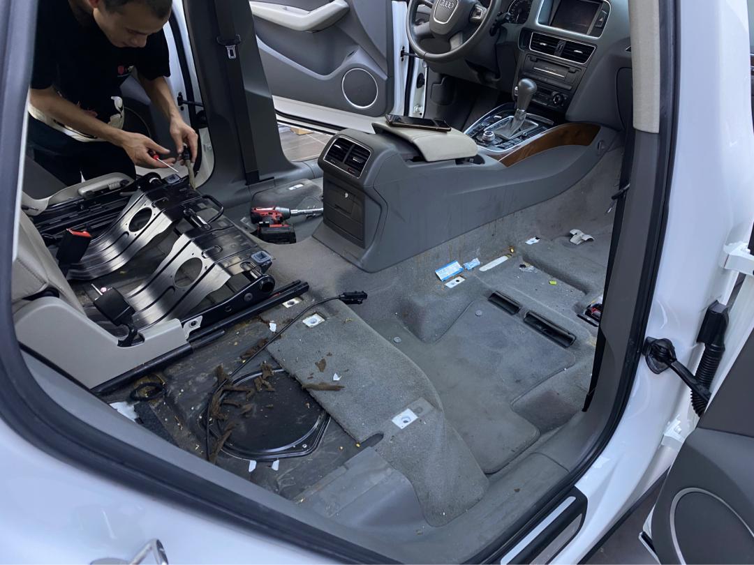 老款奥迪q5全车翻新全过程,翻新二手奥迪q5