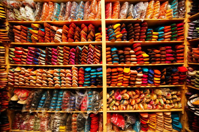 摩洛哥皮革大染坊菲斯 (摩洛哥的皮革染坊)