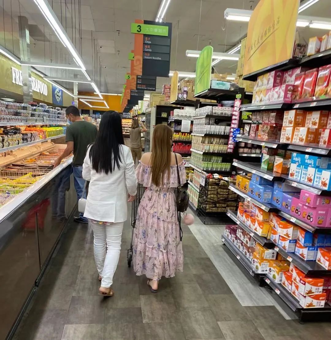 美国的中国超市物价,国外超市真实物价