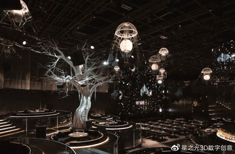 水母节灯光,水母灯动态