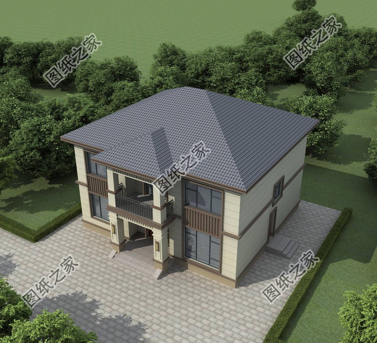 农村自建房坡屋顶简单好看设计,自建房坡屋顶设计效果图大全