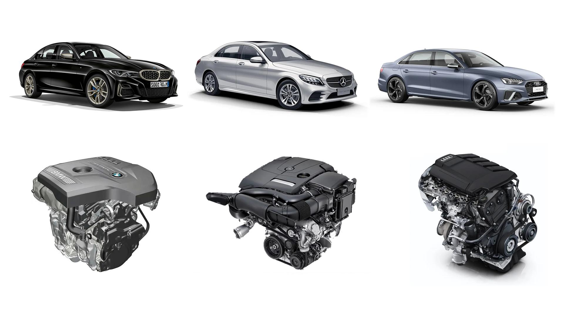 奔驰c级宝马3系奥迪a4l驾驶感受,18款奥迪a4l45quattro发动机