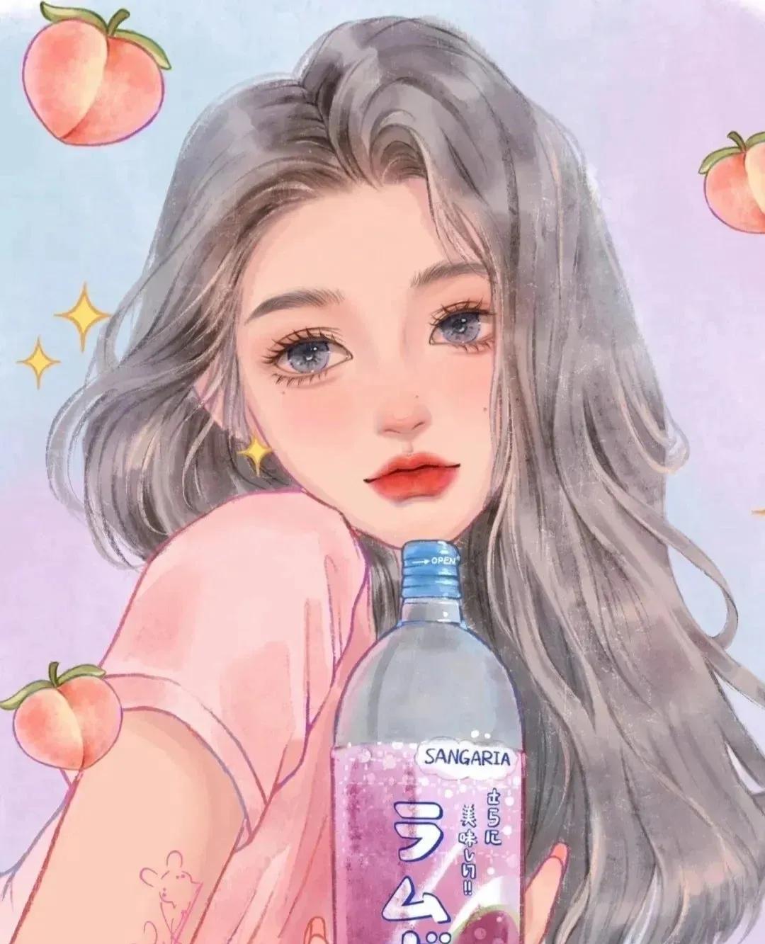 粉色闺蜜头像和紫色闺蜜头像,三人闺蜜头像希望你们喜欢