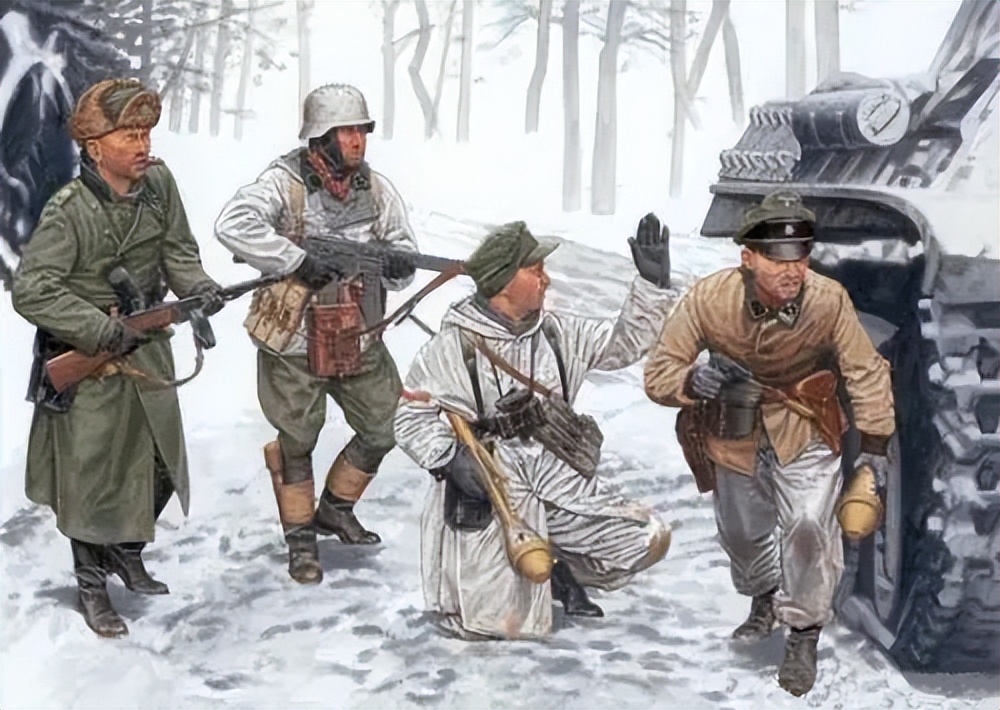 二战德军彩照图,二战德军坦克彩绘图片