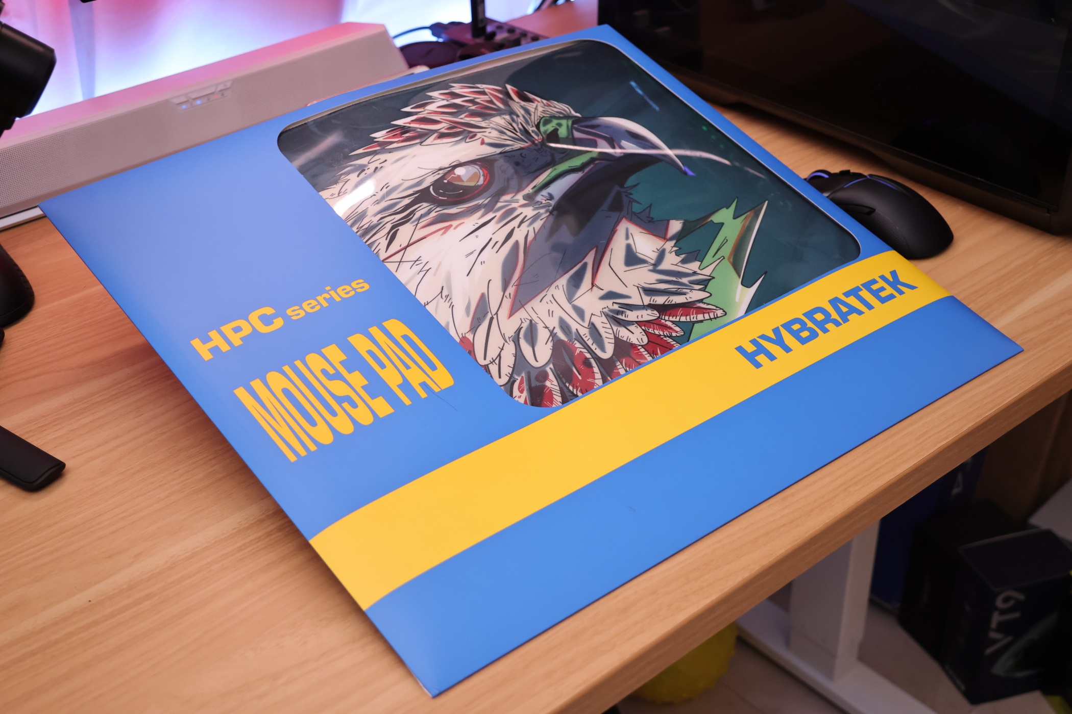 hybratek鼠标垫苍鹰,鼠标垫可以垫音箱吗