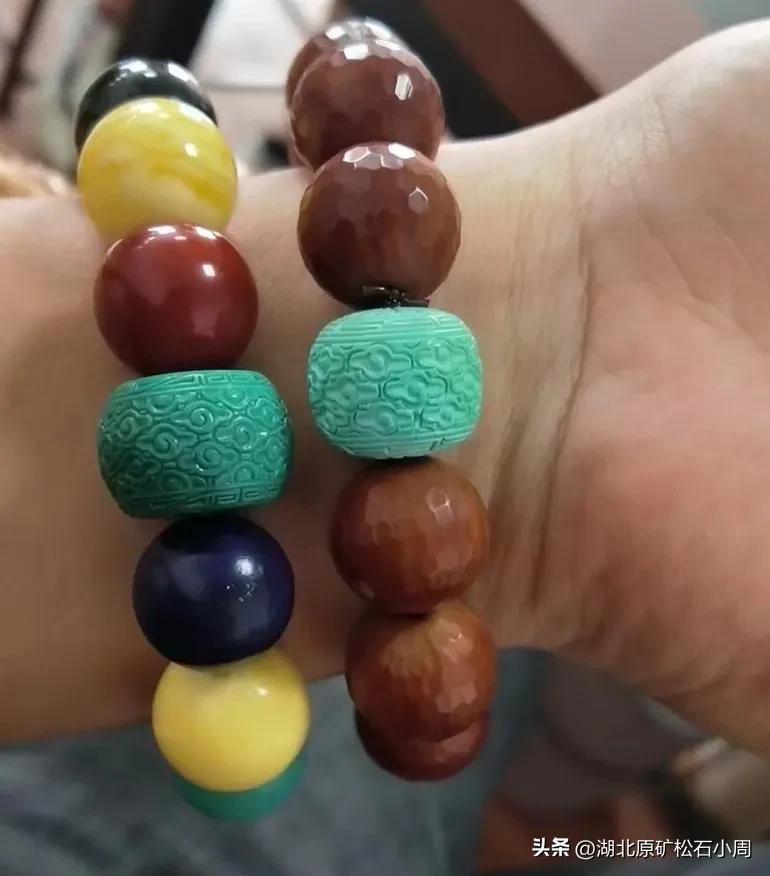 核桃串珠搭配示意图,核桃串珠搭配