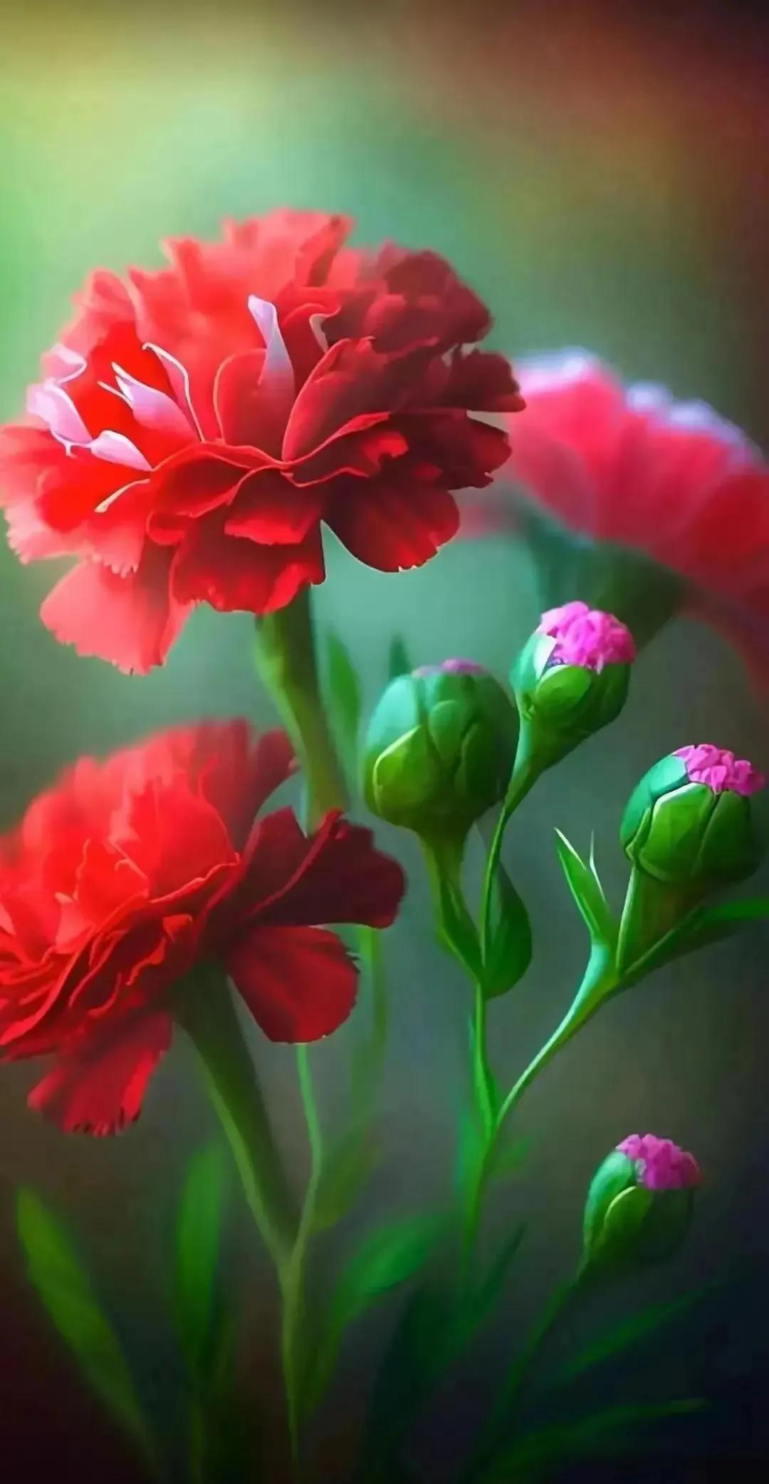 母亲节送给妈妈康乃馨的语录,康乃馨为妈妈们过母亲节