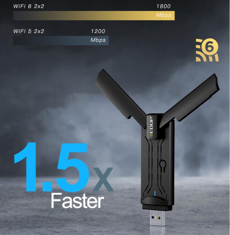 支持USB的Wi-Fi6无线网卡这款翼联EP-AX1696S有何妙用？