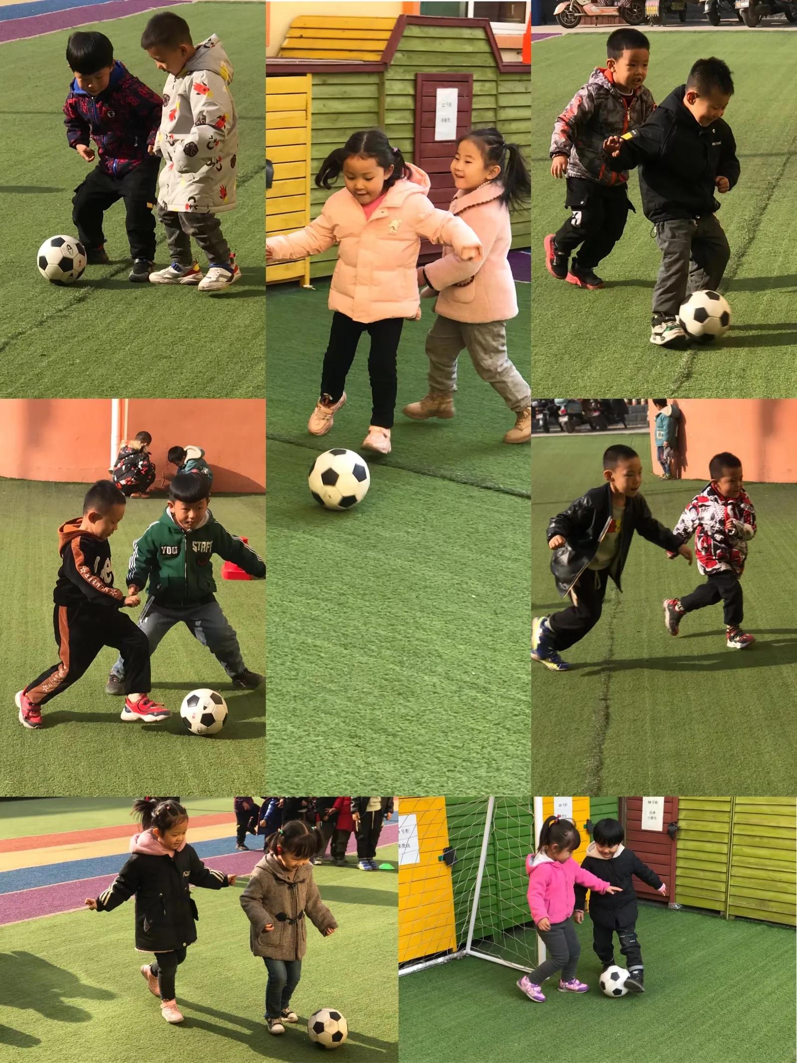 足球小乾坤,平鲁区天明幼儿园
