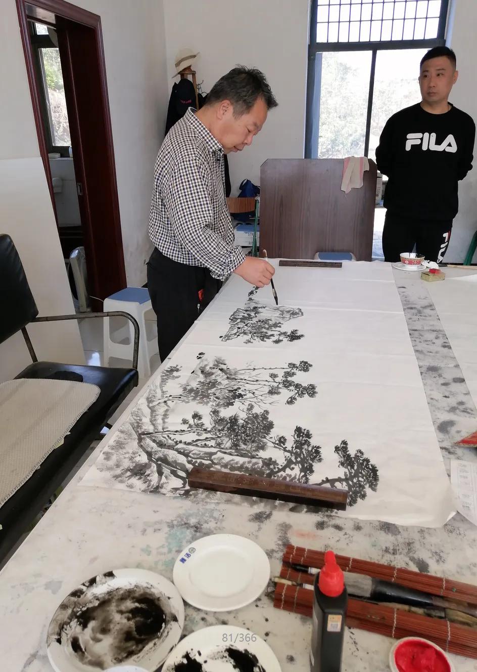 画家王建军山水画,王建军山水画写生作品