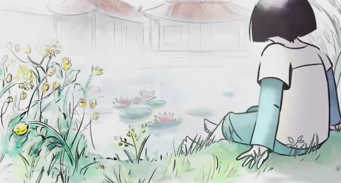 水墨风动漫女生图片,水墨风动漫女图文