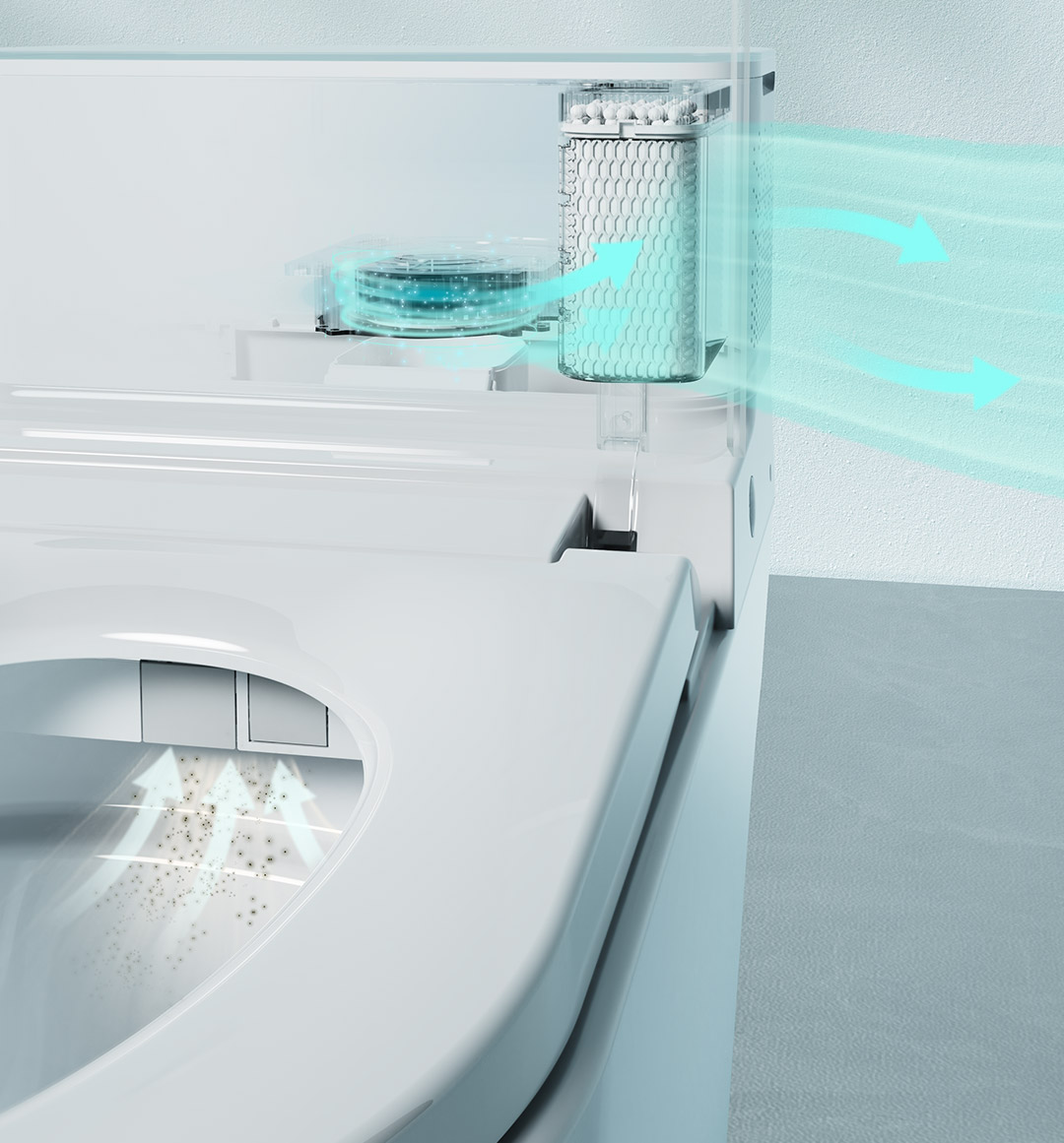 卫生间防臭马桶,便携式马桶除异味避免尴尬