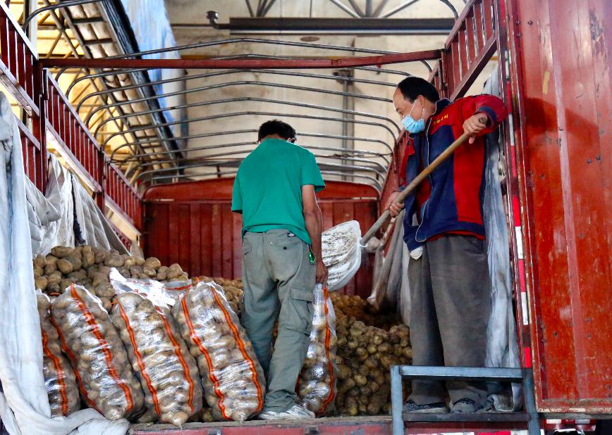 放心菜篮子供应充足,九鼎农贸市场菜篮子