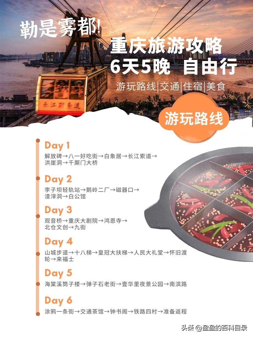 重庆旅游6天5夜旅游攻略,重庆旅游攻略6天5夜花费