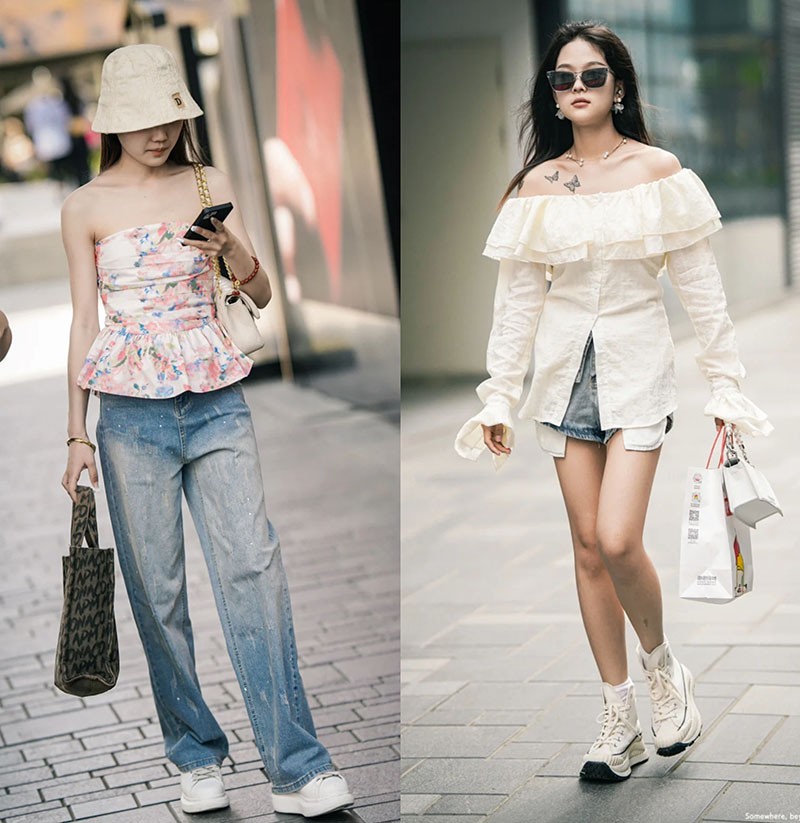 去北京旅游女生穿什么衣服好看,去北京穿新中式鞋子