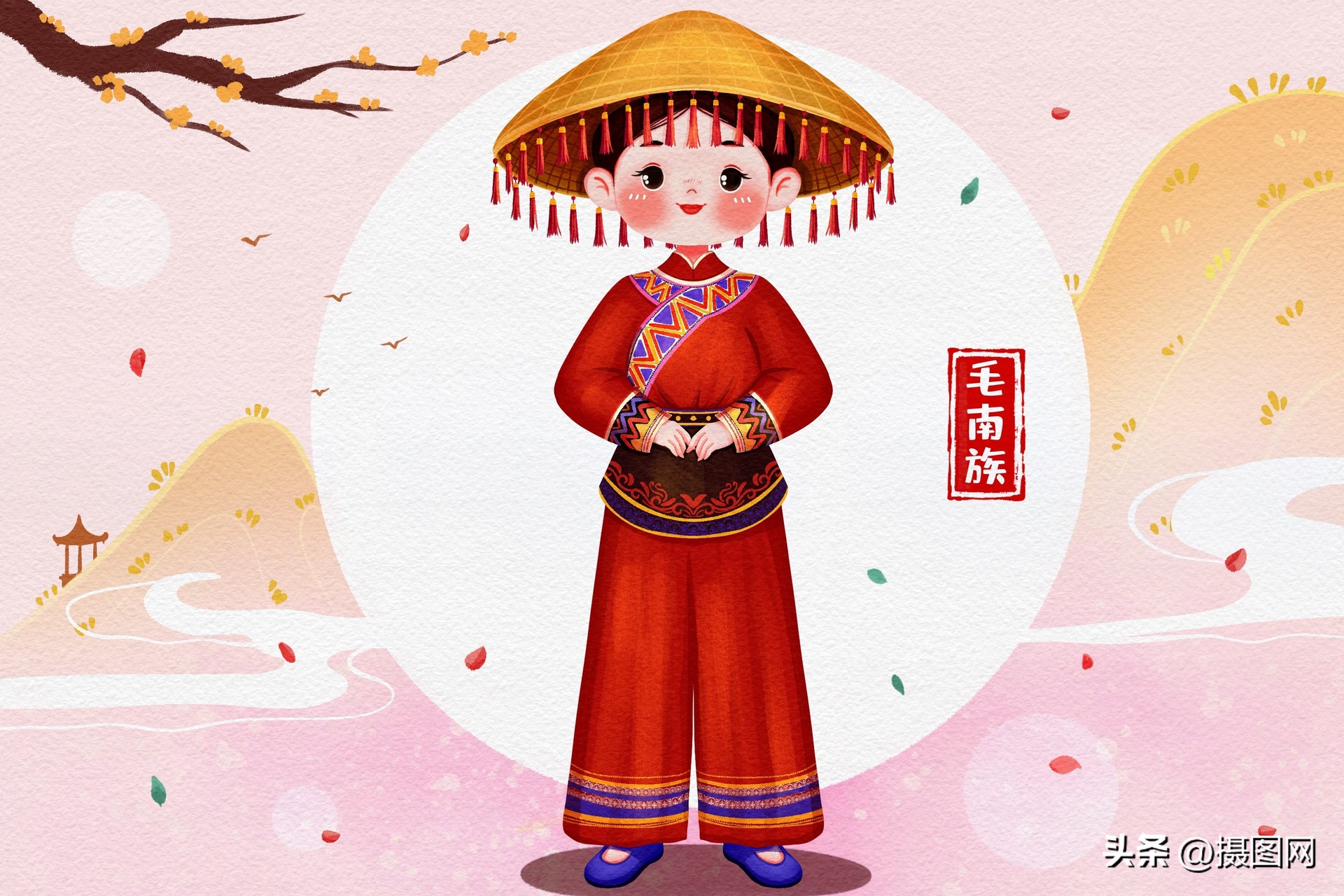 古代手绘服饰图片大全简单又漂亮,传统服饰古风手绘图片