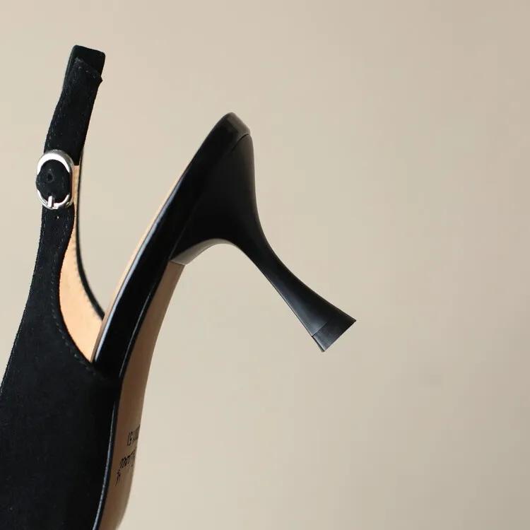 一款女人味十足的夏季高跟鞋,夏季女人味细跟高跟鞋