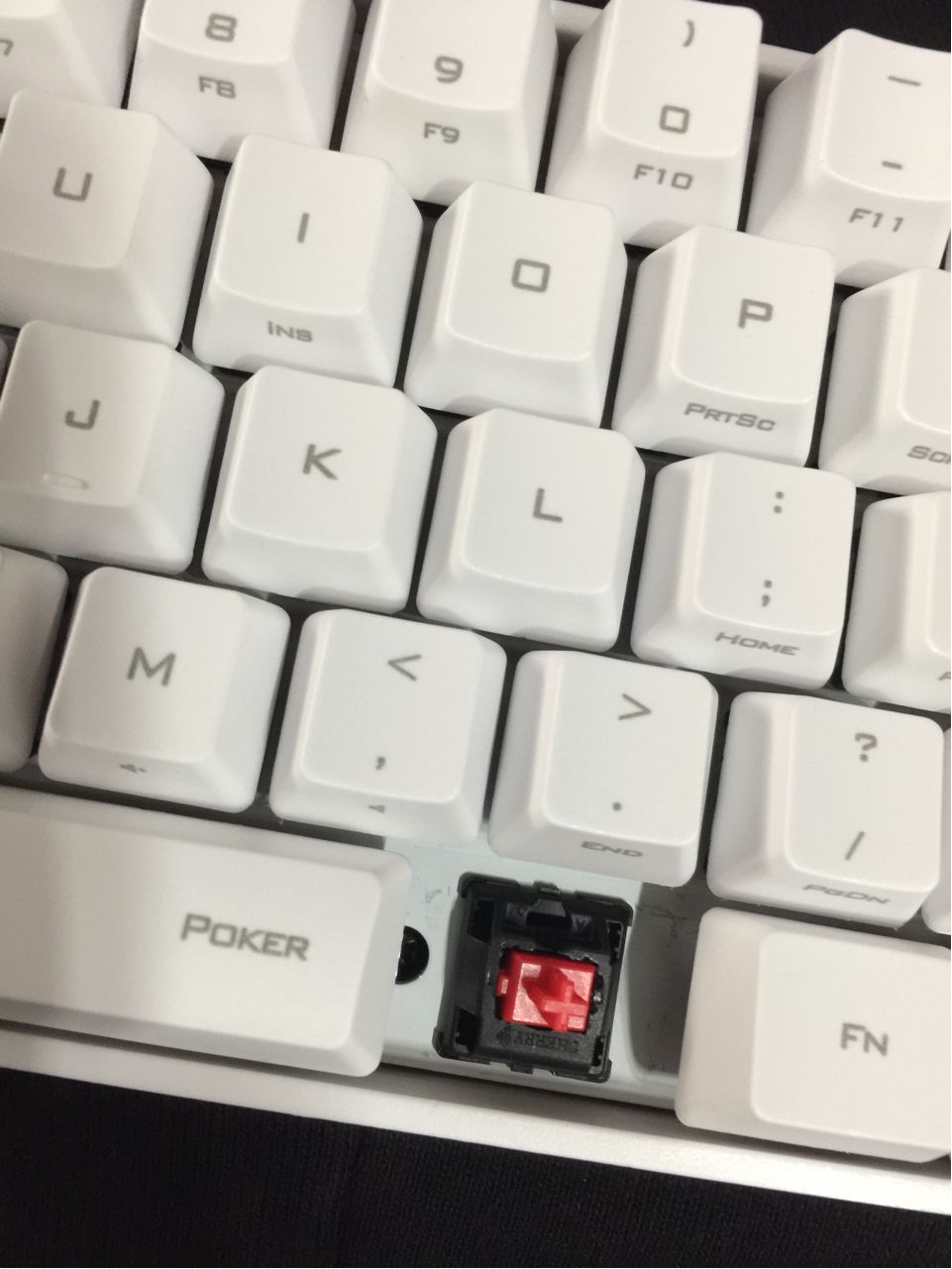 机械键盘录入的时候有杂音,机械键盘蓝轴打字声音