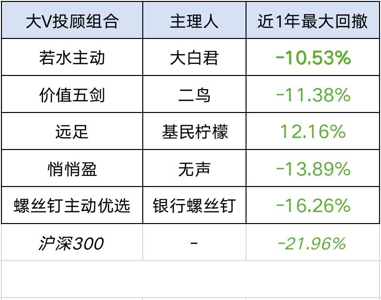 大白君投顾组合“若水主动”，值得买吗？