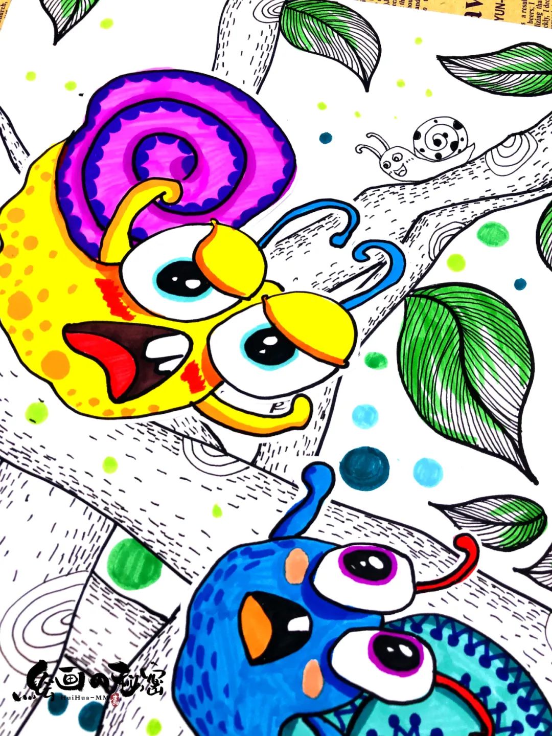 生气的蜗牛,宝宝蜗牛和水牛吵架打架